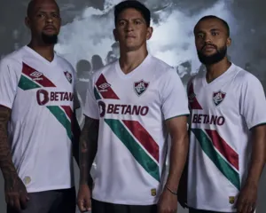 Imagem ilustrativa da imagem Fluminense estreia novo uniforme contra o Cerro Porteño