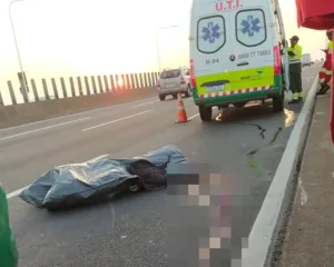 Imagem ilustrativa da imagem Motociclista morre em acidente de trânsito na Ponte Rio-Niterói