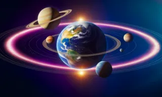 Imagem ilustrativa da imagem Alinhamento dos planetas: Saturno e Netuno retrógrados