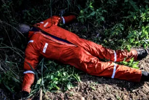 Imagem ilustrativa da imagem 'Boneco' confundido com corpo em matagal assusta em Niterói