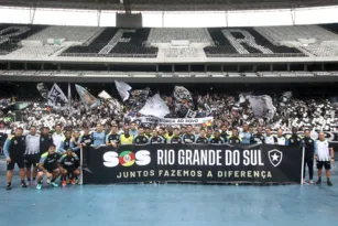 Imagem ilustrativa da imagem Botafogo e Marinha se unem em apoio às vítimas do Rio Grande do Sul