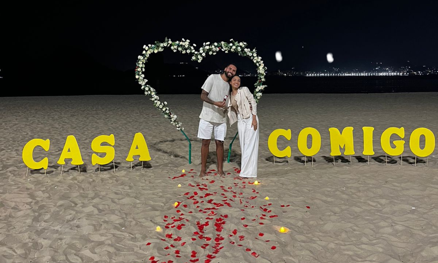 Imagem ilustrativa da imagem Conheça casal que protagonizou pedido de casamento em Niterói