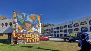 Imagem ilustrativa da imagem Educação e arte: Colégio de SG ganha painel gigante de grafite