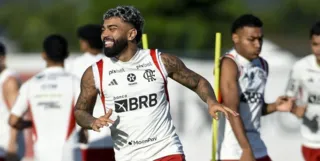 Imagem ilustrativa da imagem Gabigol antecipa retorno e posta treino no Ninho do Urubu