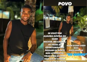 Imagem ilustrativa da imagem Ganhador do BBB 24, Davi tem perfil no Instagram hackeado