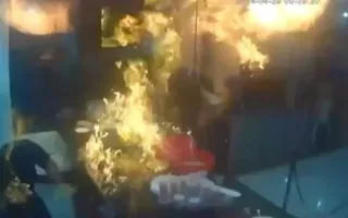 Imagem ilustrativa da imagem Explosão em churrascaria deixa três pessoas feridas; vídeo