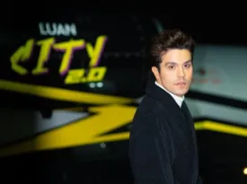 Imagem ilustrativa da imagem Luan Santana faz primeira aparição após passar mal e cancelar show