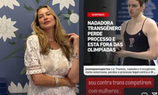 Imagem ilustrativa da imagem Luana Piovani se posiciona sobre atletas trans e divide opiniões