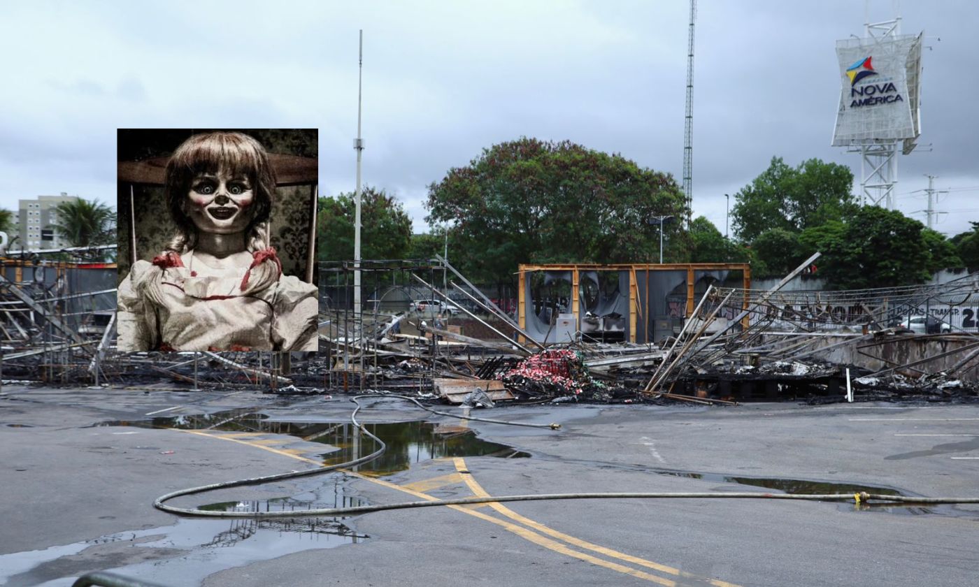 Imagem ilustrativa da imagem Terror! Boneca Anabelle original foi queimada em incêndio no Rio