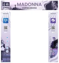 Imagem ilustrativa da imagem Pórticos para controle de público são instalados em show da Madonna