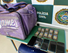 Imagem ilustrativa da imagem Presos acusados de vender drogas disfarçados de entregadores