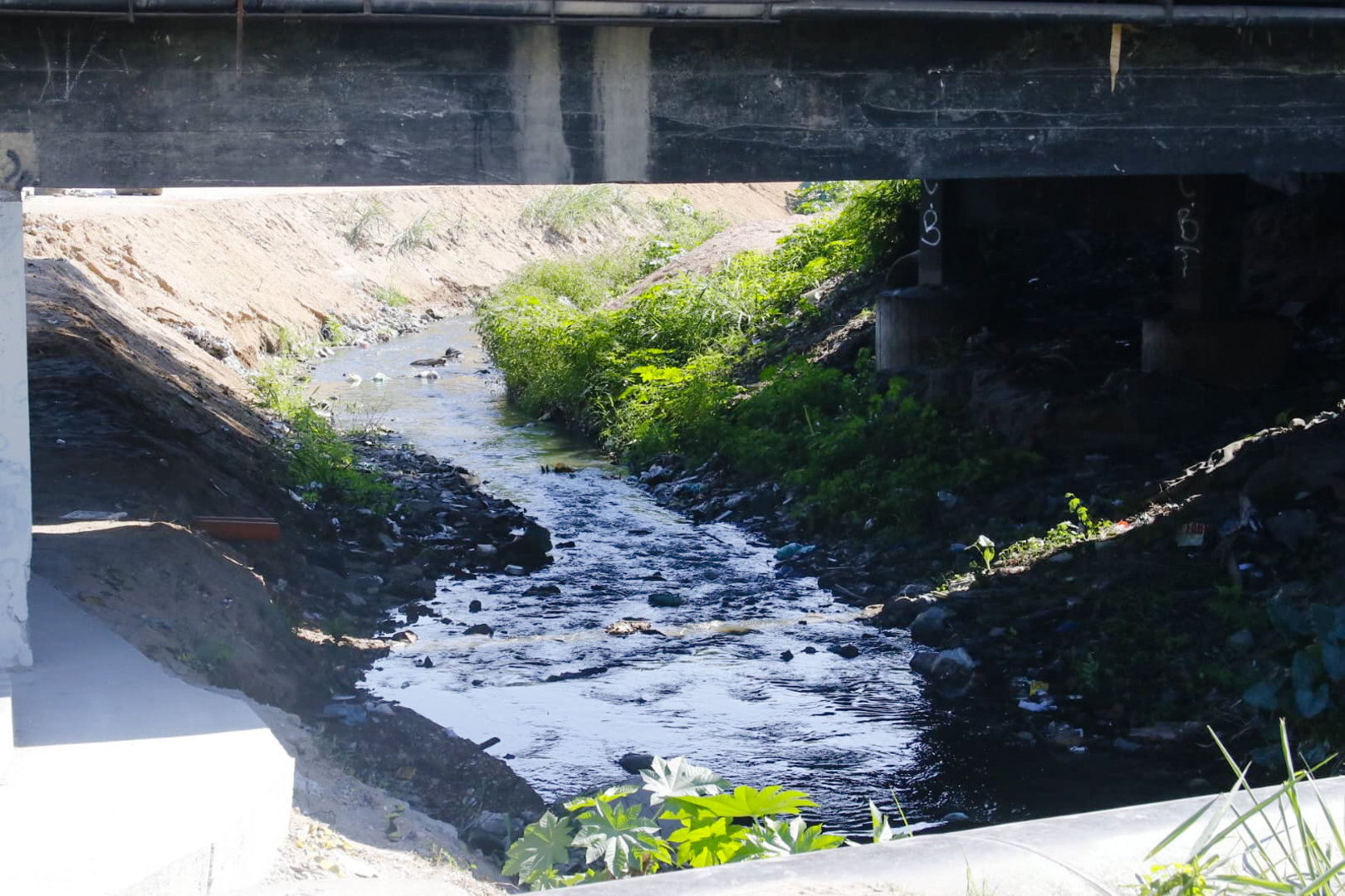 Imagem ilustrativa da imagem Restos mortais são achados em rio debaixo de viaduto em São Gonçalo