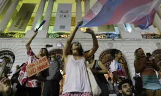 Imagem ilustrativa da imagem Trans e travestis protestam no Centro do Rio
