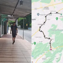 Imagem ilustrativa da imagem Tudo pelo Flu! Tricolor percorre 20 km a pé entre SG e Niterói