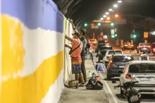 Imagem ilustrativa da imagem Túnel Raul Veiga, em Niterói, está de cara nova; veja fotos