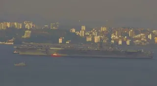 Imagem ilustrativa da imagem Veja curiosidades do navio que fechou trechos da Baía de Guanabara