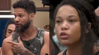 Imagem ilustrativa da imagem Vídeo: Juninho e Thalyta tretam na cozinha do BBB: 'Fala baixo'