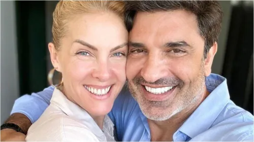 Ana Hickmann e Edu Guedes assumiram que estão namorando há quatro dias