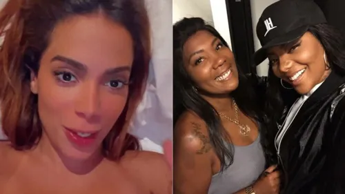 Anitta publicou um vídeo de sua mãe e mais alguns membros de sua família