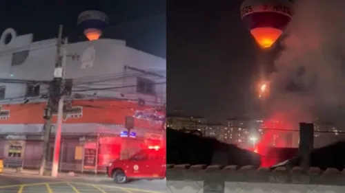 Bombeiros foram acionados para conter as chamas