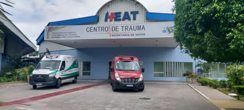 Após ser baleado, Breno foi encaminhado para o Centro de Trauma do Heat