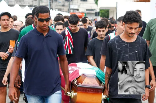 Salatiel (em destaque) deixa dois filhos, uma menina de sete anos e um menino de cinco