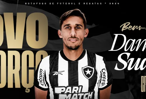 Damián Suárez assinou contrato de dois anos com o Fogão