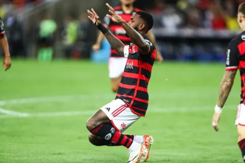 Gerson marcou um gol e deu uma assitência