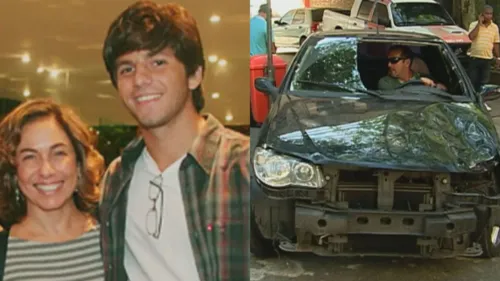 Cissa Guimarães e Rafael Mascarenhas / Carro que atropelou o joem