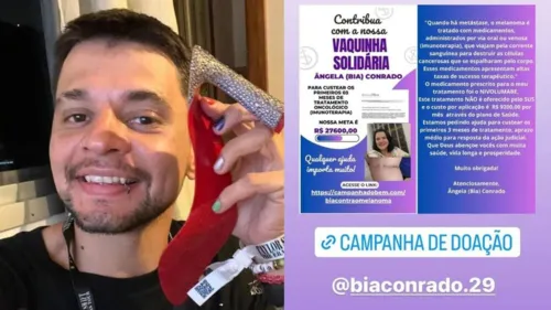 Felipe Conrado foi o fã sortudo que pegou o salto da sapato da cantora