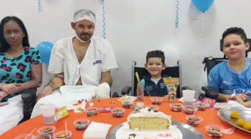 Parte da família já recebeu alta hospitalar; pai e filha seguem internados