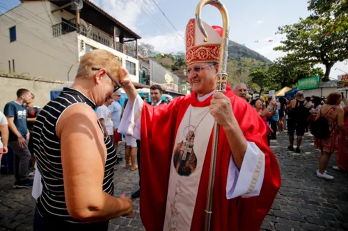 Desde as primeiras luzes da manhã, a comunidade se reuniu para homenagear São Pedro