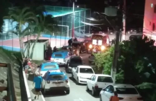 Policiais militares foram acionados e preservaram o local do crime