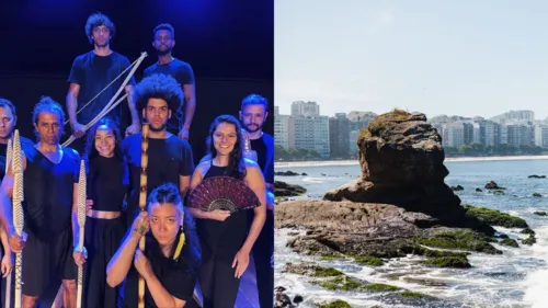 A pedra de Itapuca é um monumento natural localizado na Praia de Icaraí, em Niterói