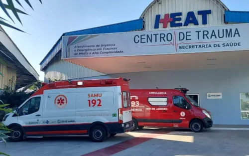 Devido à gravidade das lesões, a mãe e o bebê foram encaminhados ao Heat