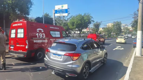 Uma equipe do Corpo de Bombeiros foi acionada para socorrer uma vítima