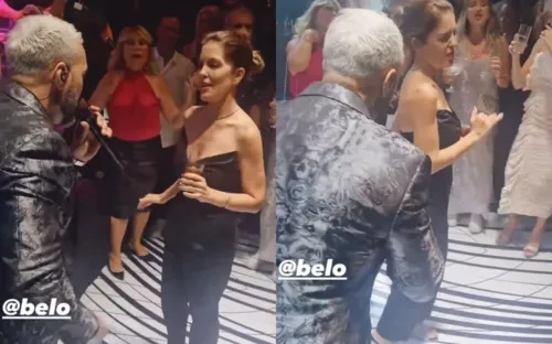 Jornalista e cantor estavam na festa Erick Bretas, ex-chefe do Globoplay