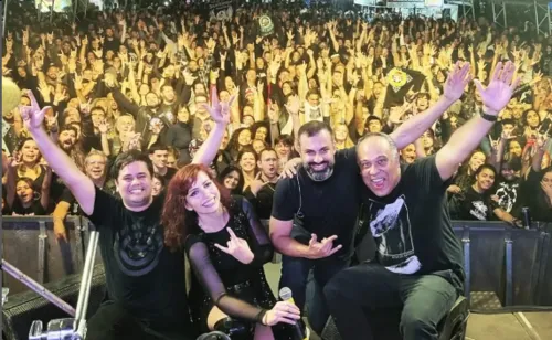 A banda Faixa Etária é uma das atrações dos eventos culturais