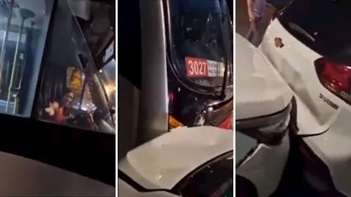 Ela assumiu o comando do transporte após o motorista ter realizado uma breve parada