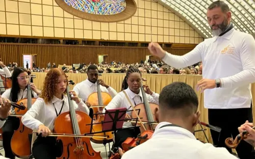 Essa é a segunda vez que a Orquestra se apresenta para o Papa