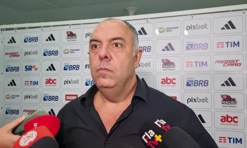 Marcos Braz falou com a imprensa após o sorteio da Copa do Brasil