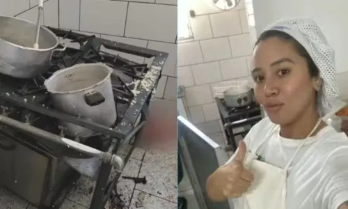 A merendeira Priscila Araújo Barbosa, de 31 anos, teve a mandíbula dilacerada