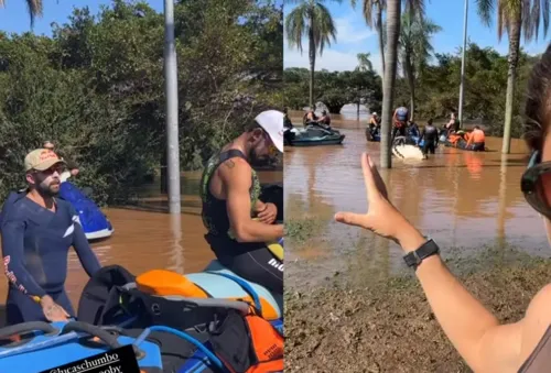 Grupo viajou 18 horas de carro até o local