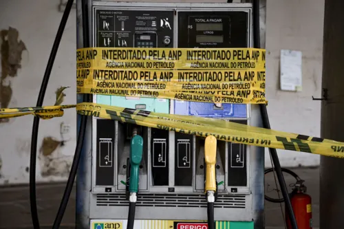 Auto Posto São Judas Tadeu fechado em Icaraí, na Zona Sul de Niterói