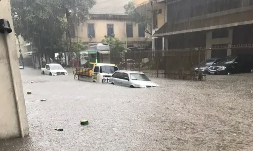 A cidade acumulou média pluviométrica de 348,9 milímetros (mm)