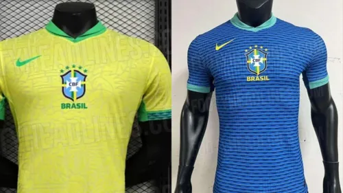 Modelo 2024/2025 voltará a ter o brasão da CBF no centro da camisa