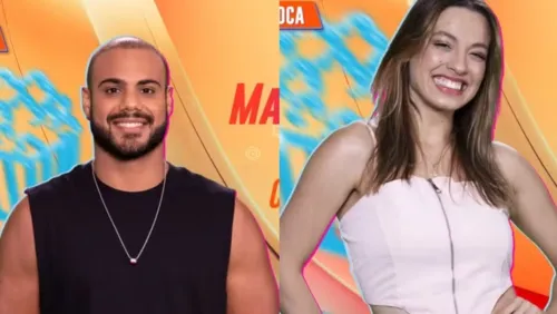 Marcus Vinícius é comissário de bordo, e Beatriz é vendedora