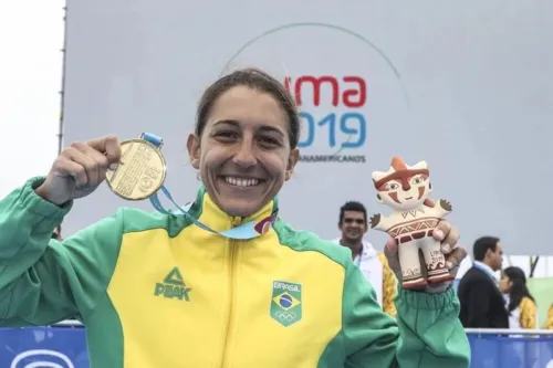 Luisa Baptista participou dos jogos Pan-Americanos do Chile, neste ano