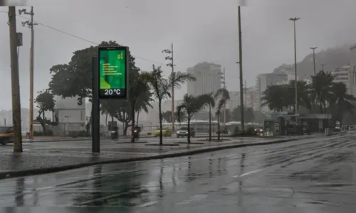 Frio e chuva devem marcar o domingo na cidade do Rio