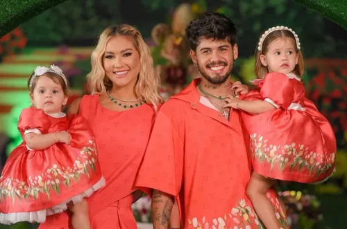 A família comemorou a festa no Jardim Petrópolis, em Goiânia (GO)